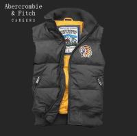 heren abercrombie fitch bodywarmer chief patroon donkergrijs Overhemd Carnaval djwxp820